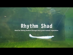 먹잇감 낚시 플라스틱 매료 민물 염수 바스 매료 부드러운 페들 꼬리 매료