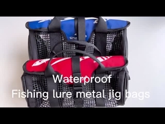 야외 낚시 툴 세트 가방 매개 금속 Jig 매료 폴리 팩 툴 박스